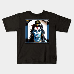 Dancing With Lord Shiva Vinyl Record Vol. 3 Kids T-Shirt